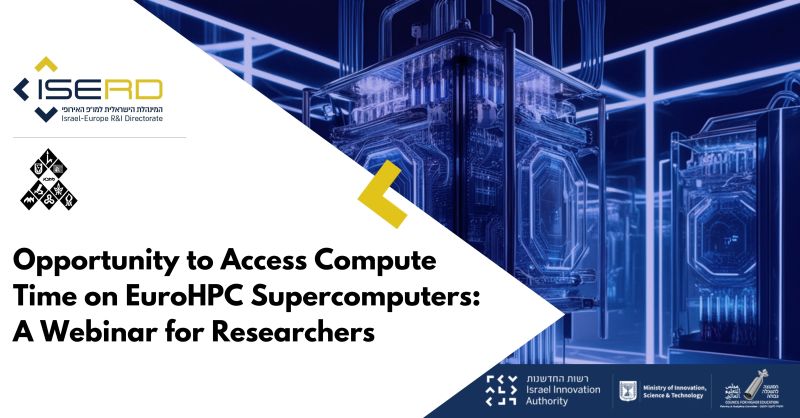 Webinar: Unlock Supercomputing Potential with-EuroHPC - IUCC